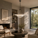 LumiereChic | Elegant Vintage French LED Chandelier with Adjustable Chain
