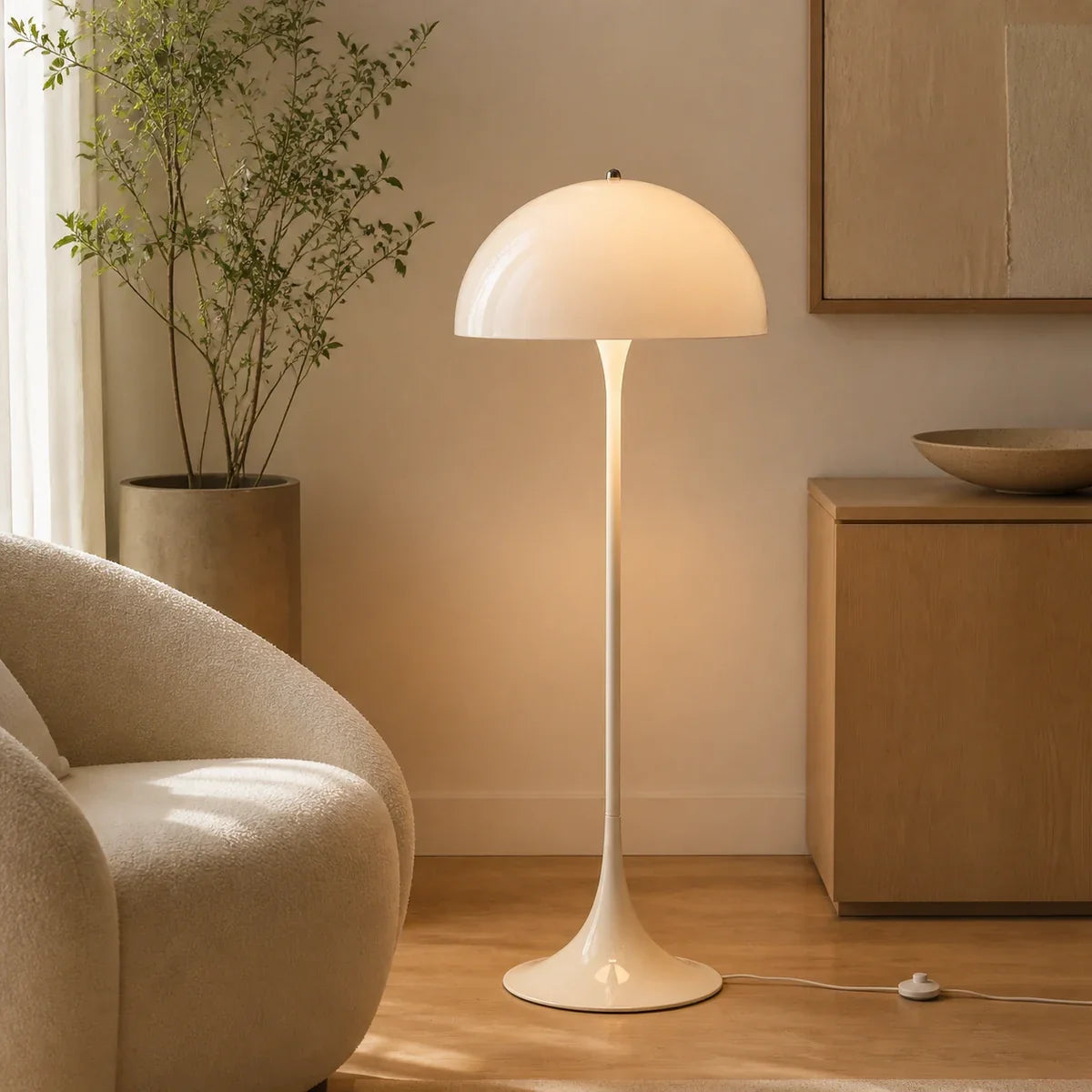 Luminara | Stylish Modern Acrylic Floor Lamp with Adjustable Height