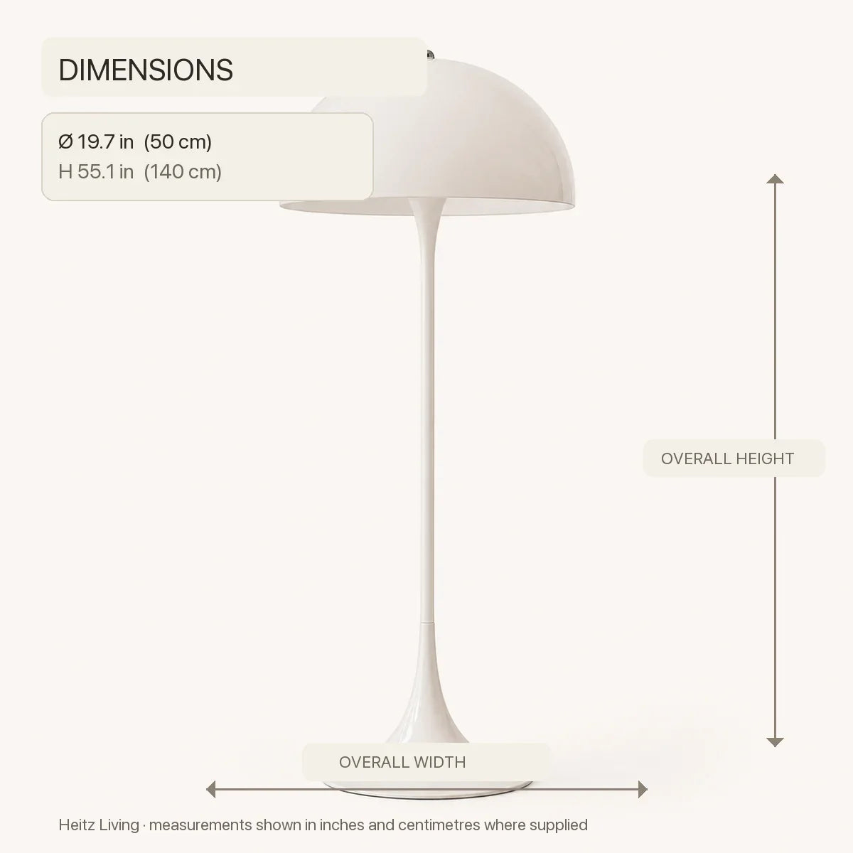 Luminara | Stylish Modern Acrylic Floor Lamp with Adjustable Height