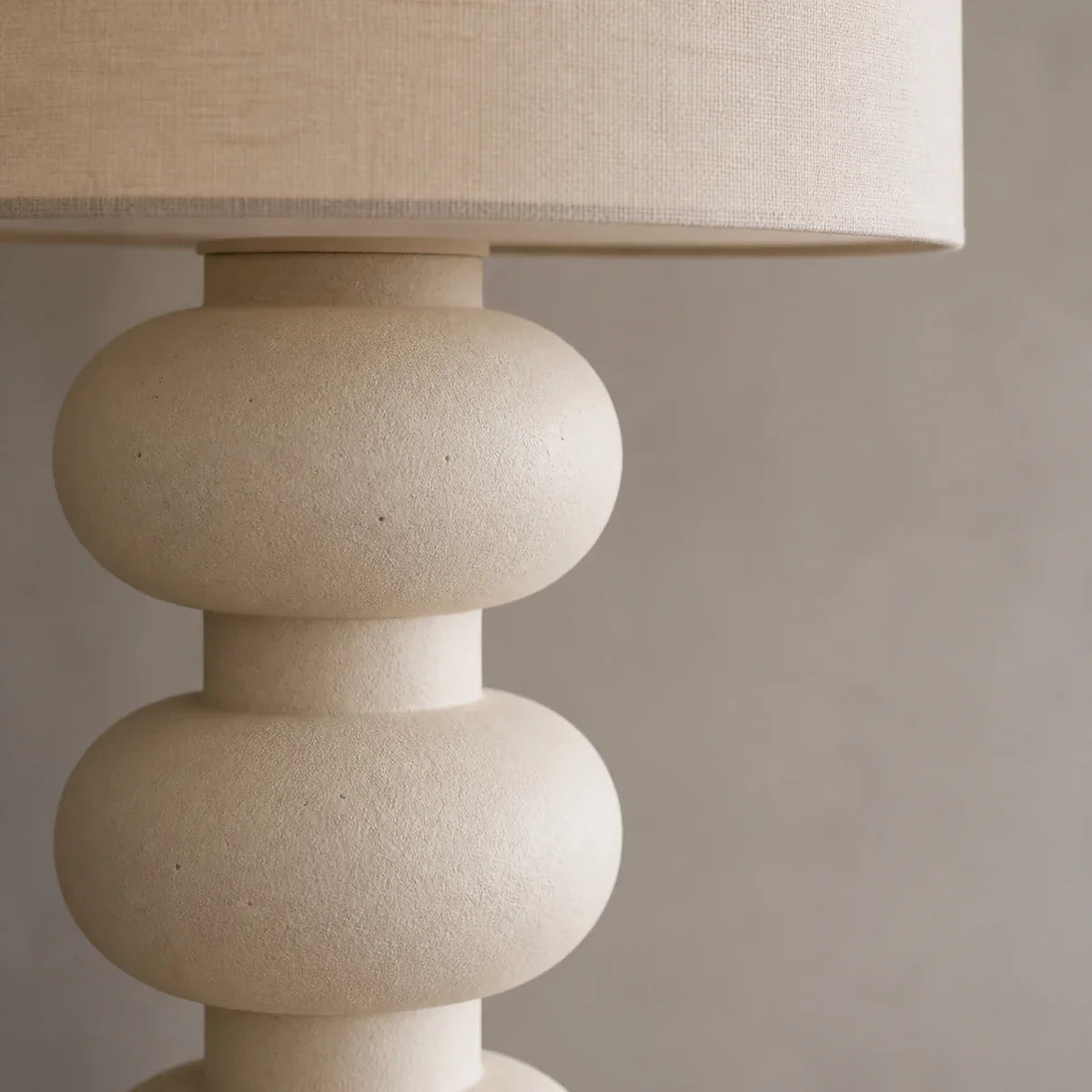 Luminara | Stylish Modern Resin Fabric Standing Floor Lamp