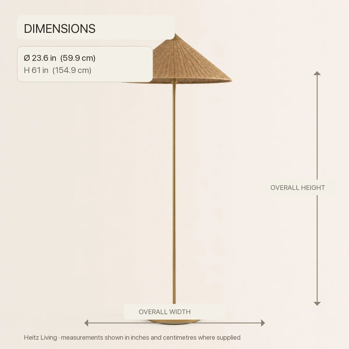RattanGlow | Elegant Natural Rattan Standing Floor Lamp for Cozy Spaces