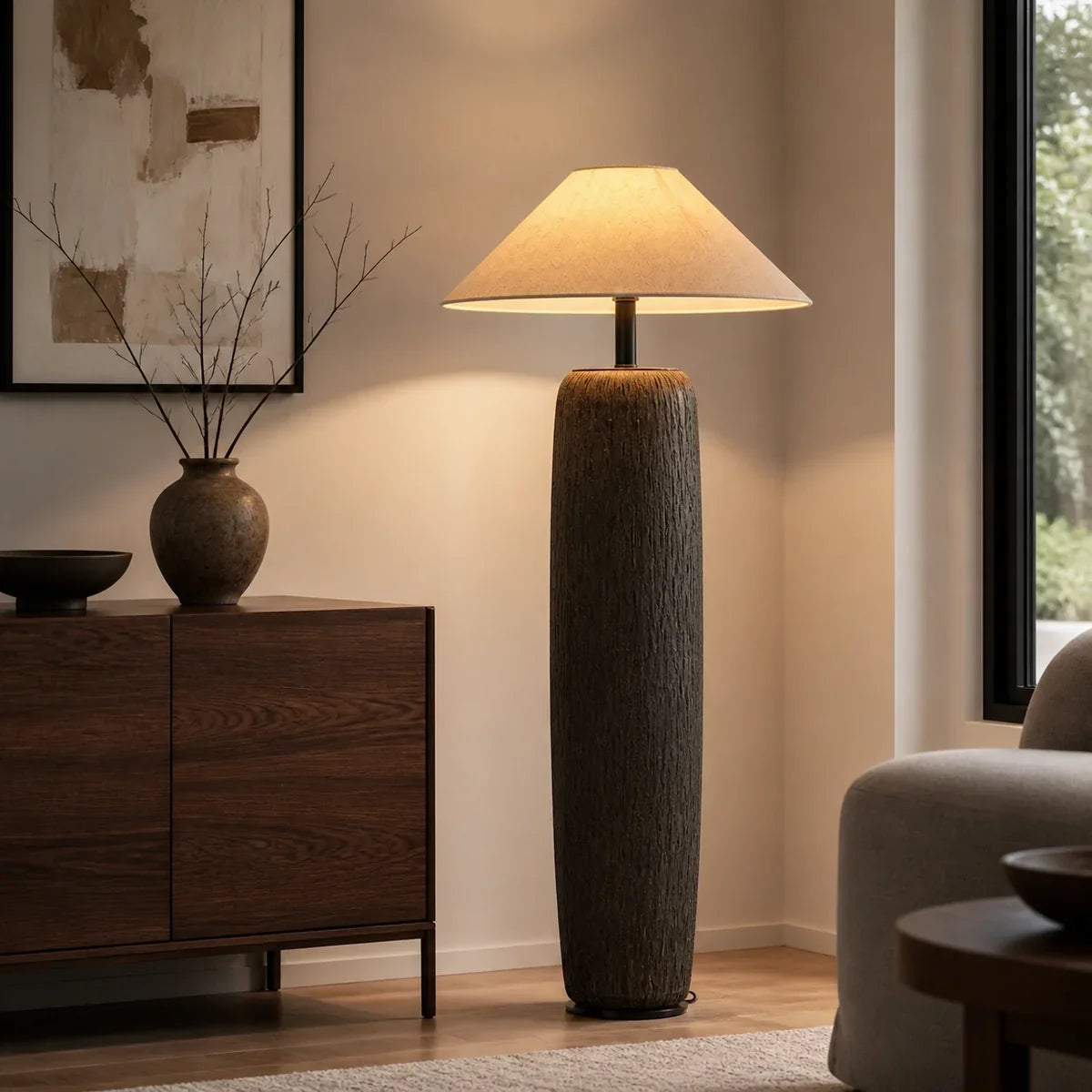 Rustica | Charming Vintage Adjustable Metal Floor Lamp for Living Room