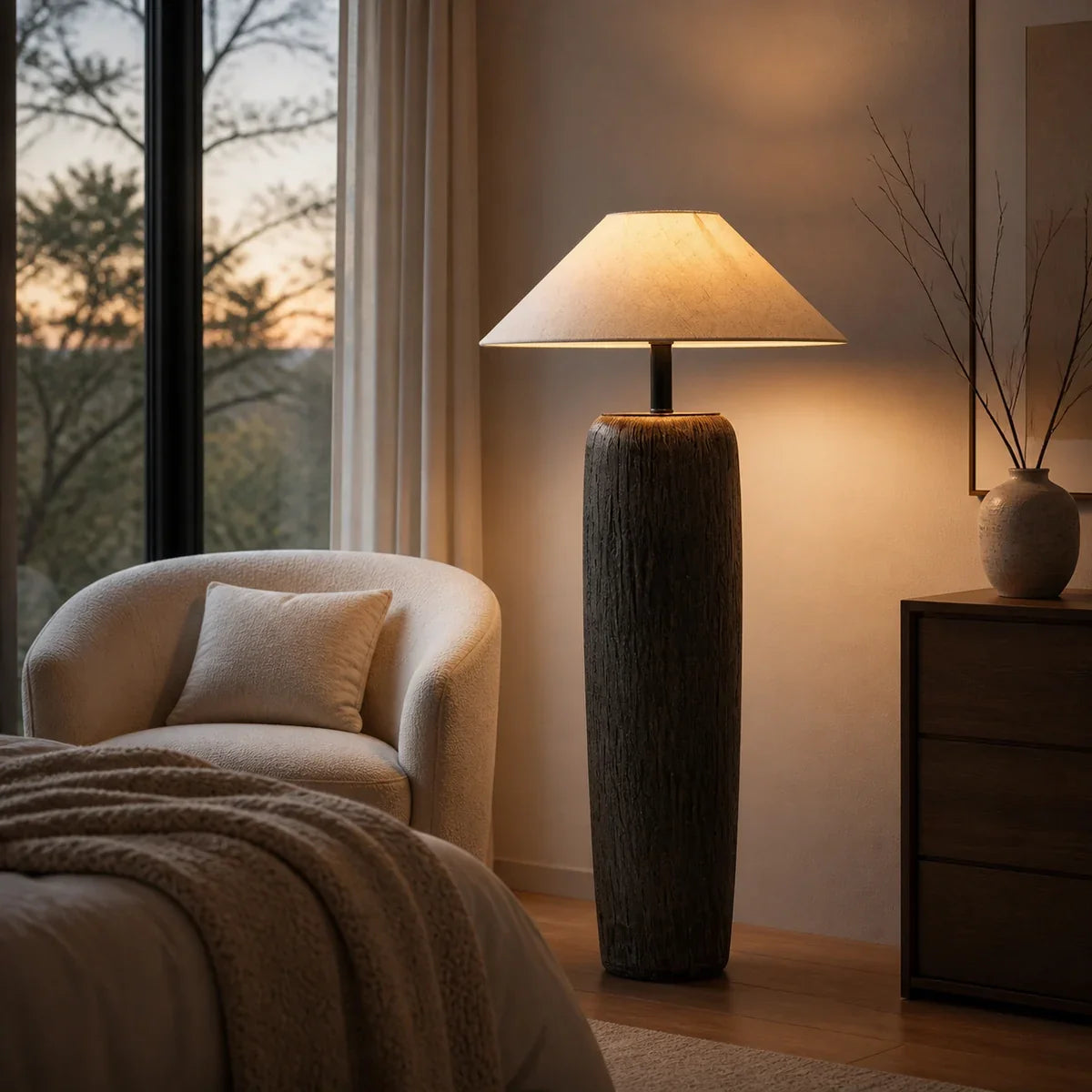 Rustica | Charming Vintage Adjustable Metal Floor Lamp for Living Room