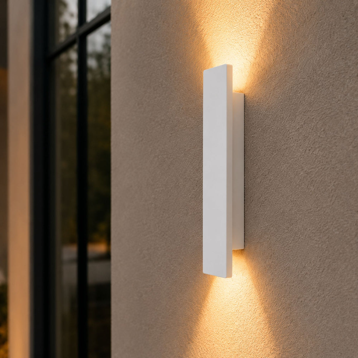 Up & Down Outdoor Wall Light | Rectangular LED Wall Washer, 3 Sizes