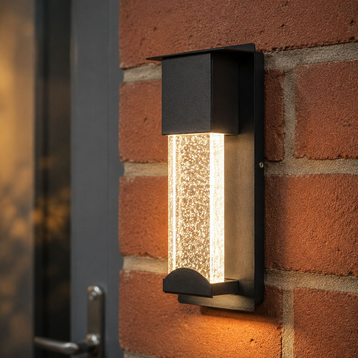 AetherGlow | Elegant Waterproof Outdoor Wall Lamp with Sensor Light