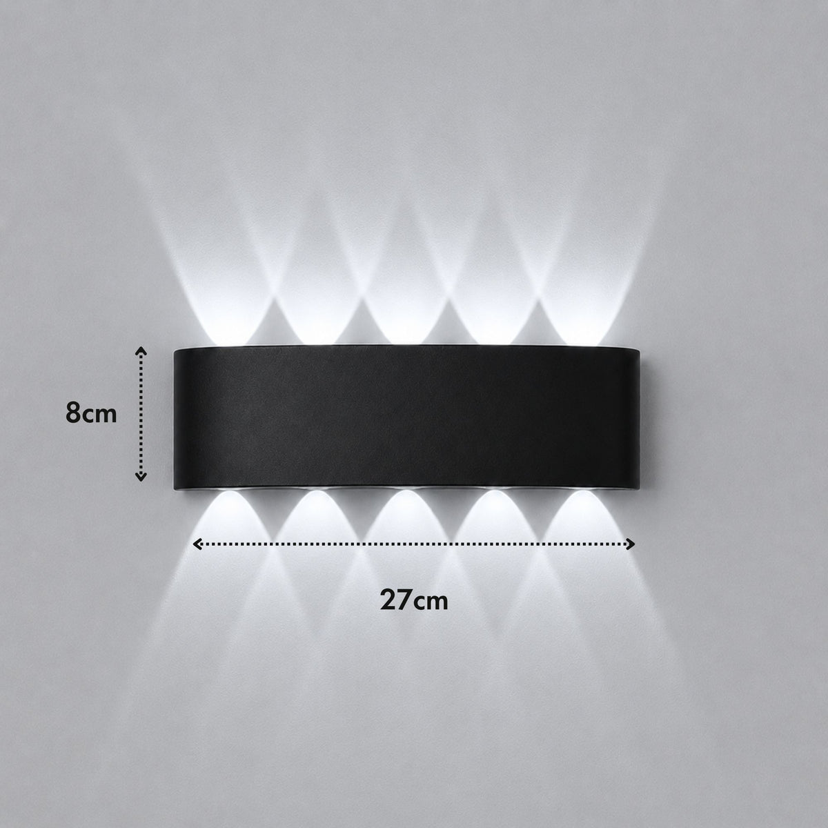 ElyraGlow | Elegant Waterproof Outdoor Wall Light Sconce Fixture