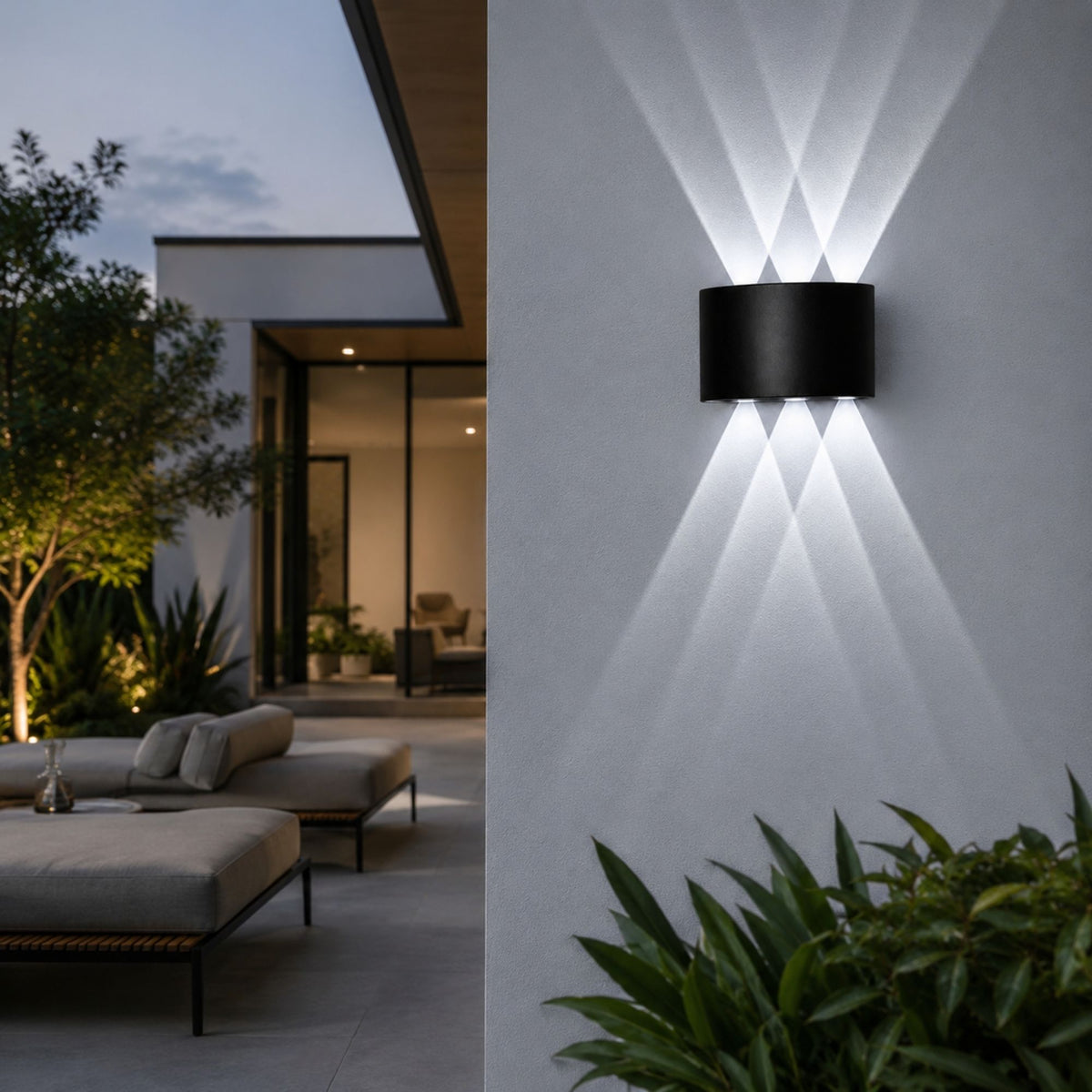 ElyraGlow | Elegant Waterproof Outdoor Wall Light Sconce Fixture