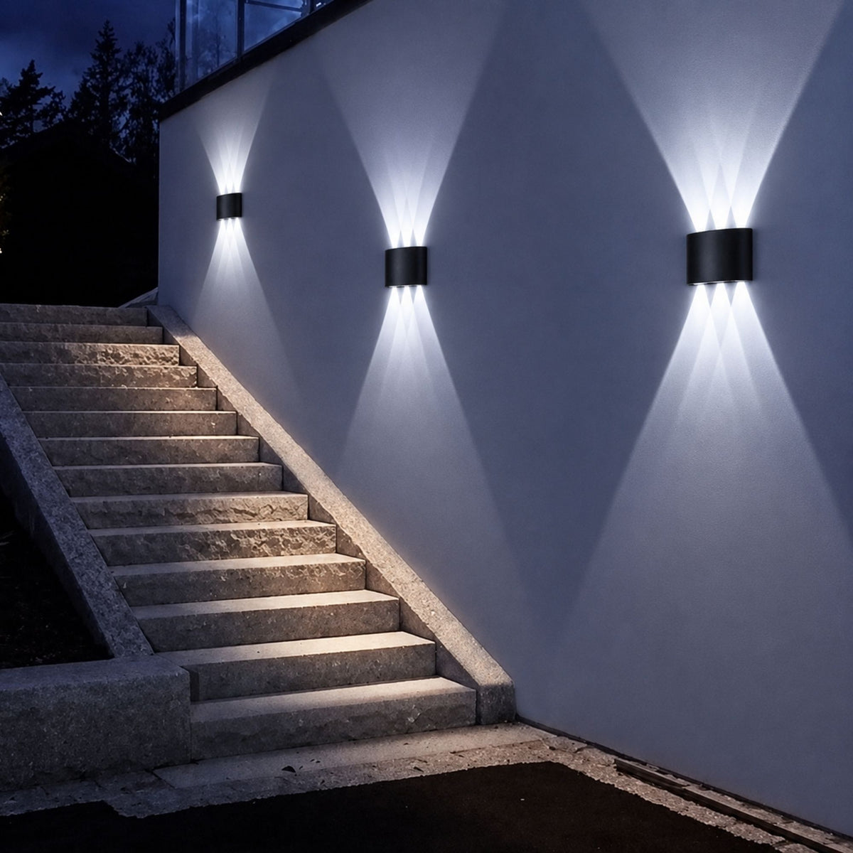 ElyraGlow | Elegant Waterproof Outdoor Wall Light Sconce Fixture