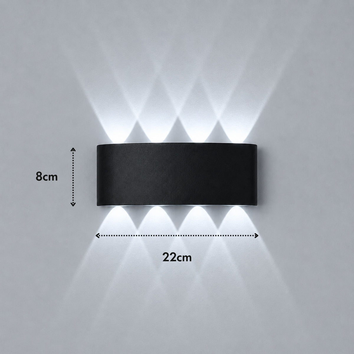 ElyraGlow | Elegant Waterproof Outdoor Wall Light Sconce Fixture