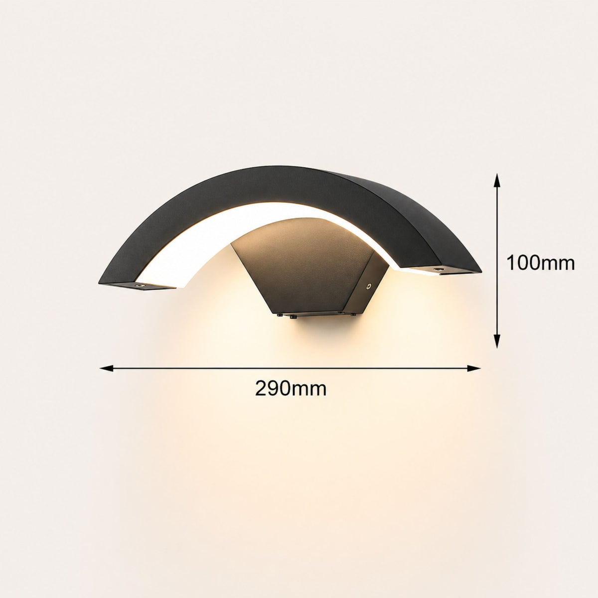 Luminara | Modern Waterproof Outdoor Wall Light Sconce for Gardens