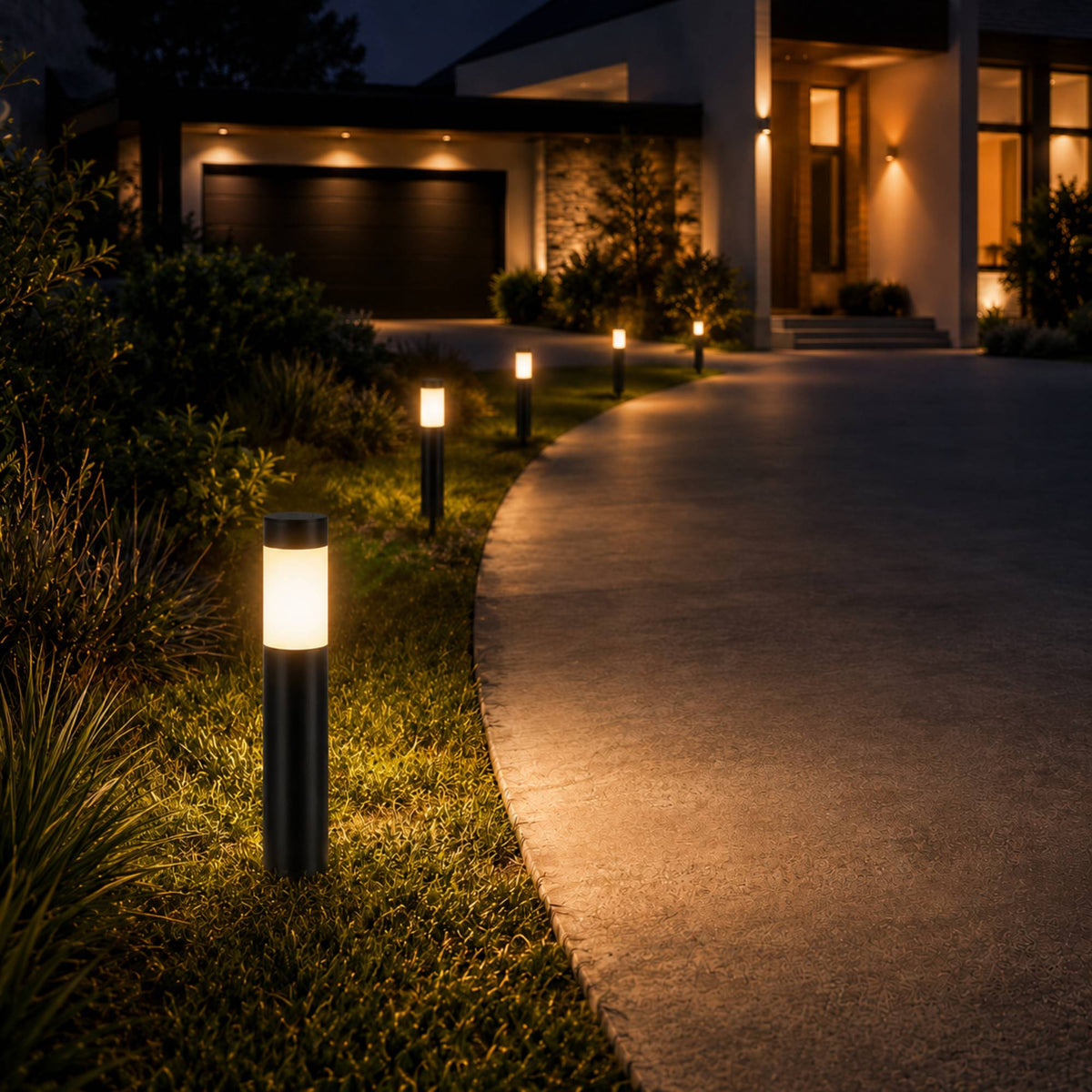 EcoLumen | Stylish Weatherproof Solar Pathway Lights Outdoor Fixture