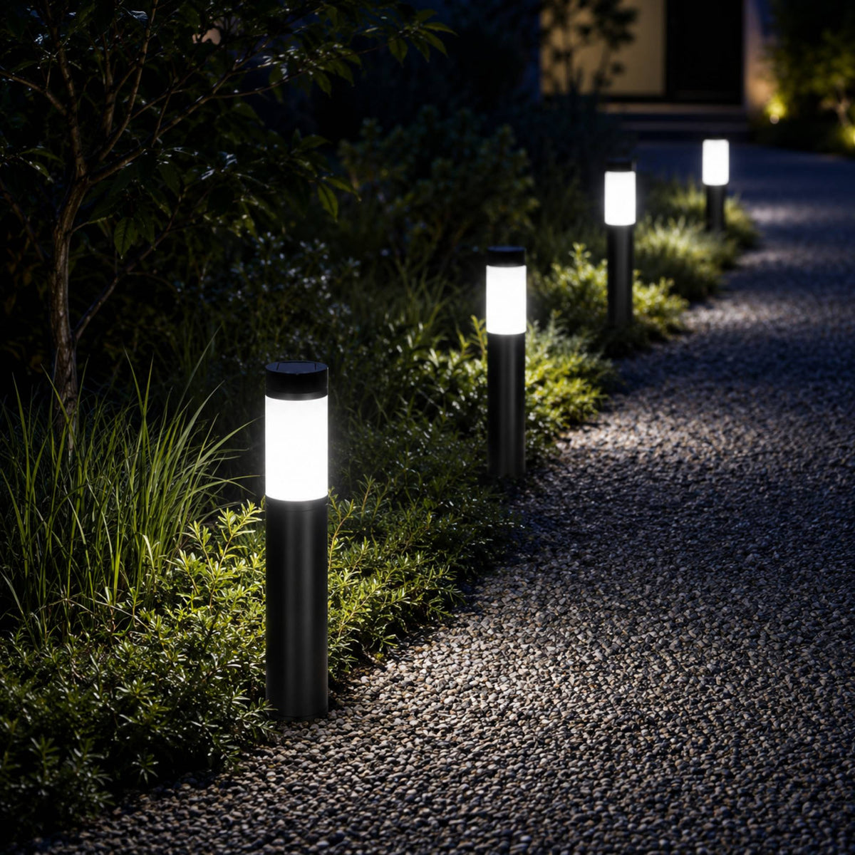 EcoLumen | Stylish Weatherproof Solar Pathway Lights Outdoor Fixture