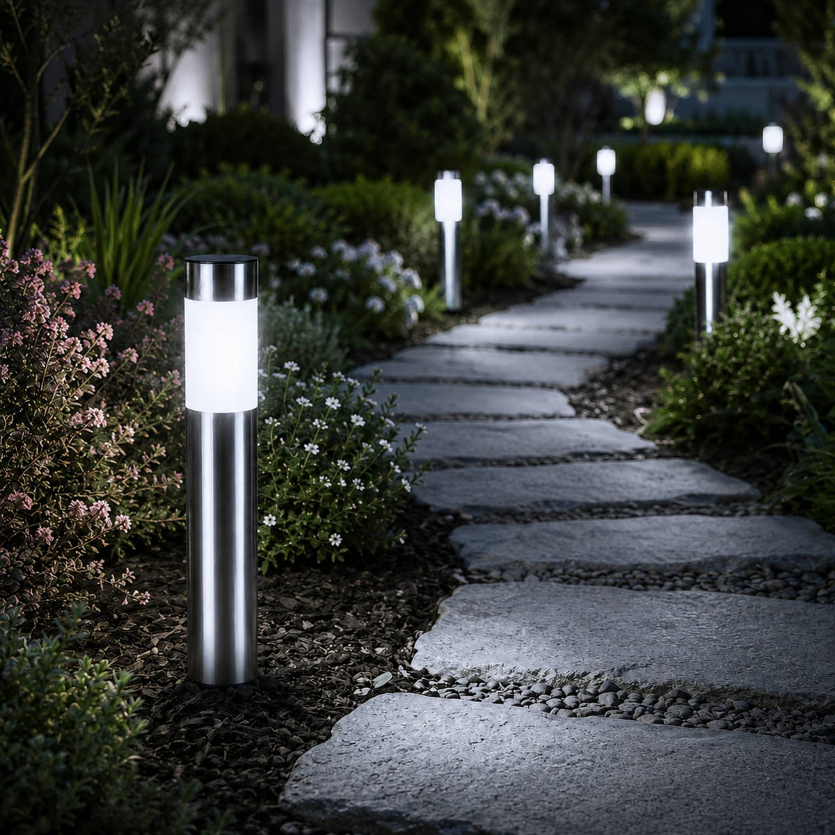 EcoLumen | Stylish Weatherproof Solar Pathway Lights Outdoor Fixture