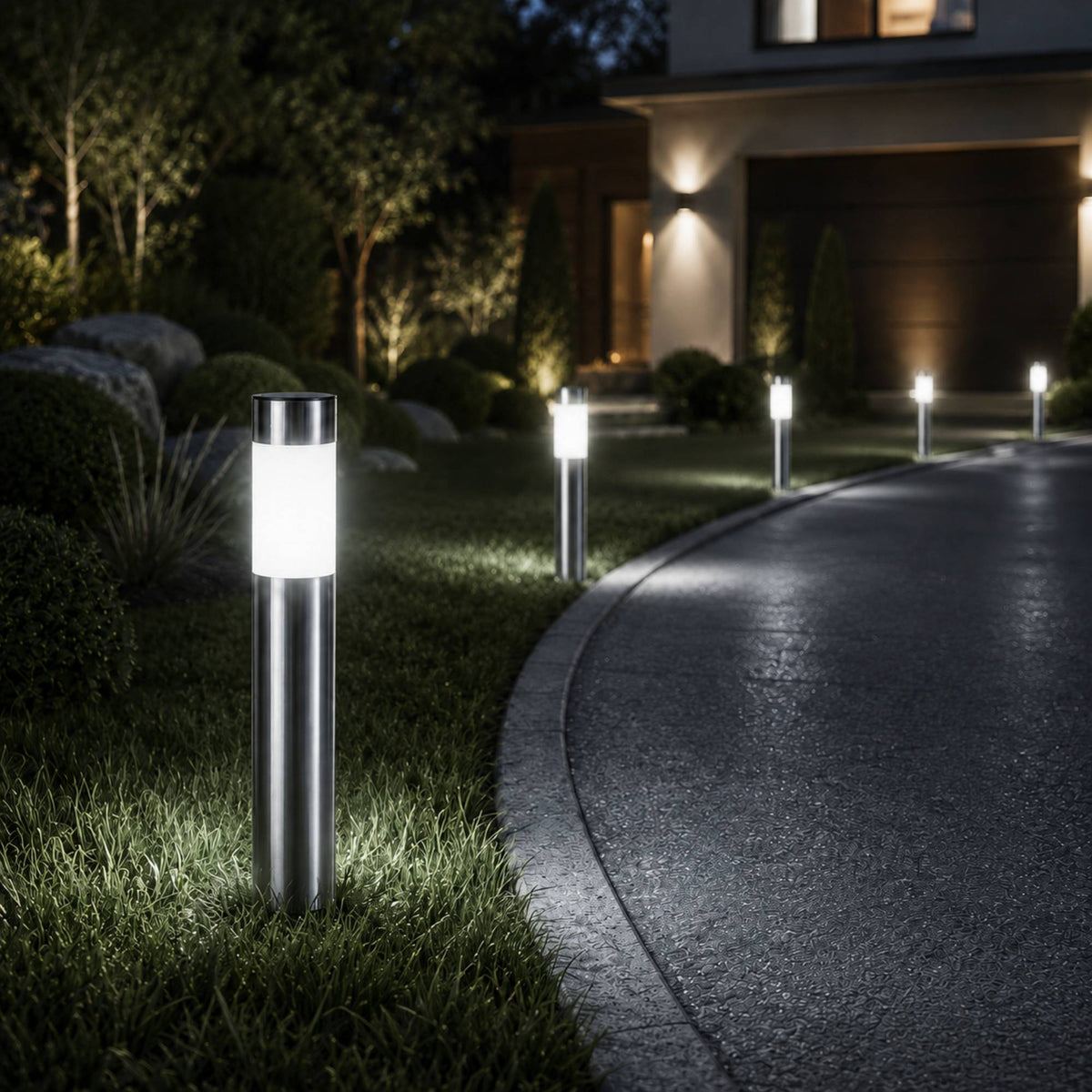 EcoLumen | Stylish Weatherproof Solar Pathway Lights Outdoor Fixture