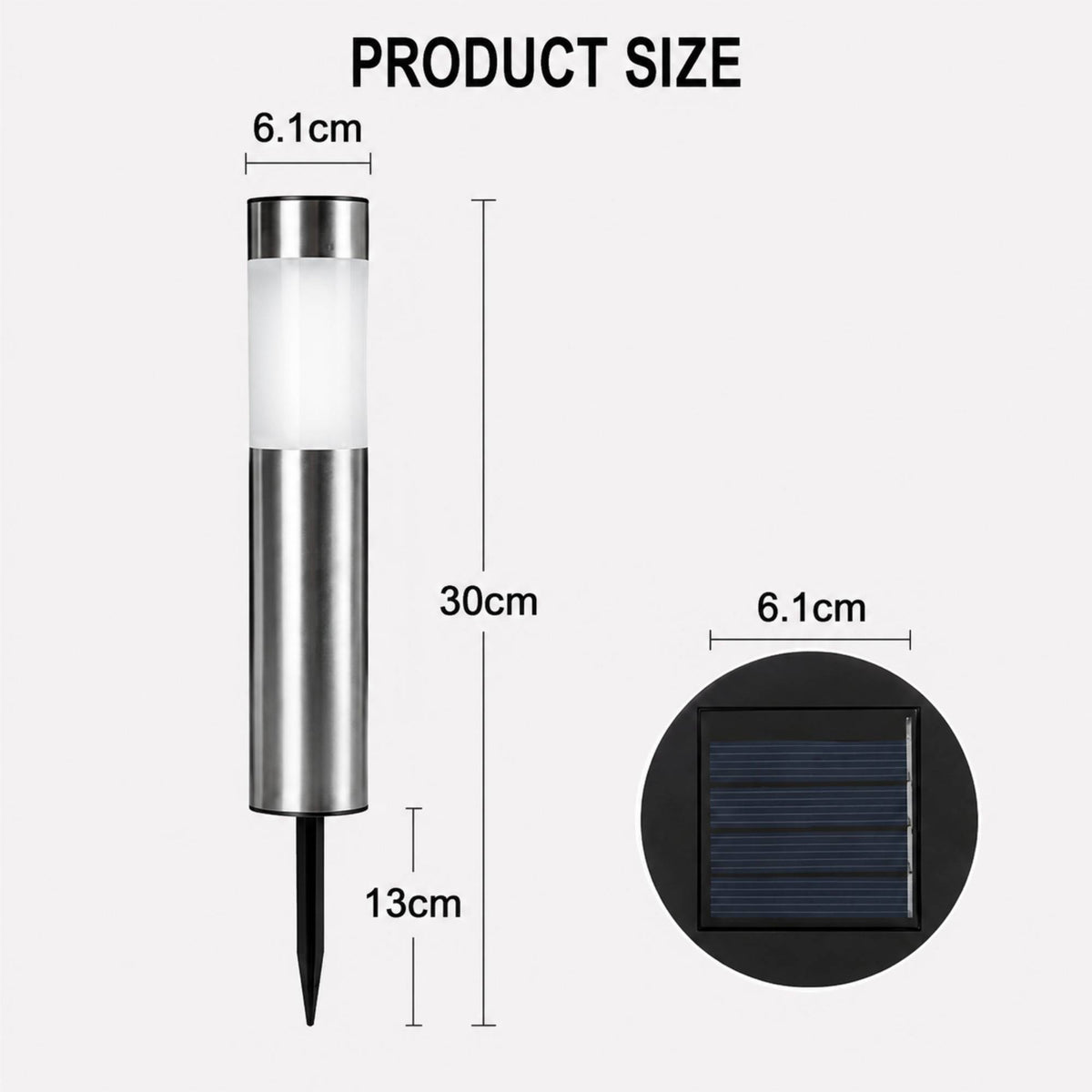 EcoLumen | Stylish Weatherproof Solar Pathway Lights Outdoor Fixture