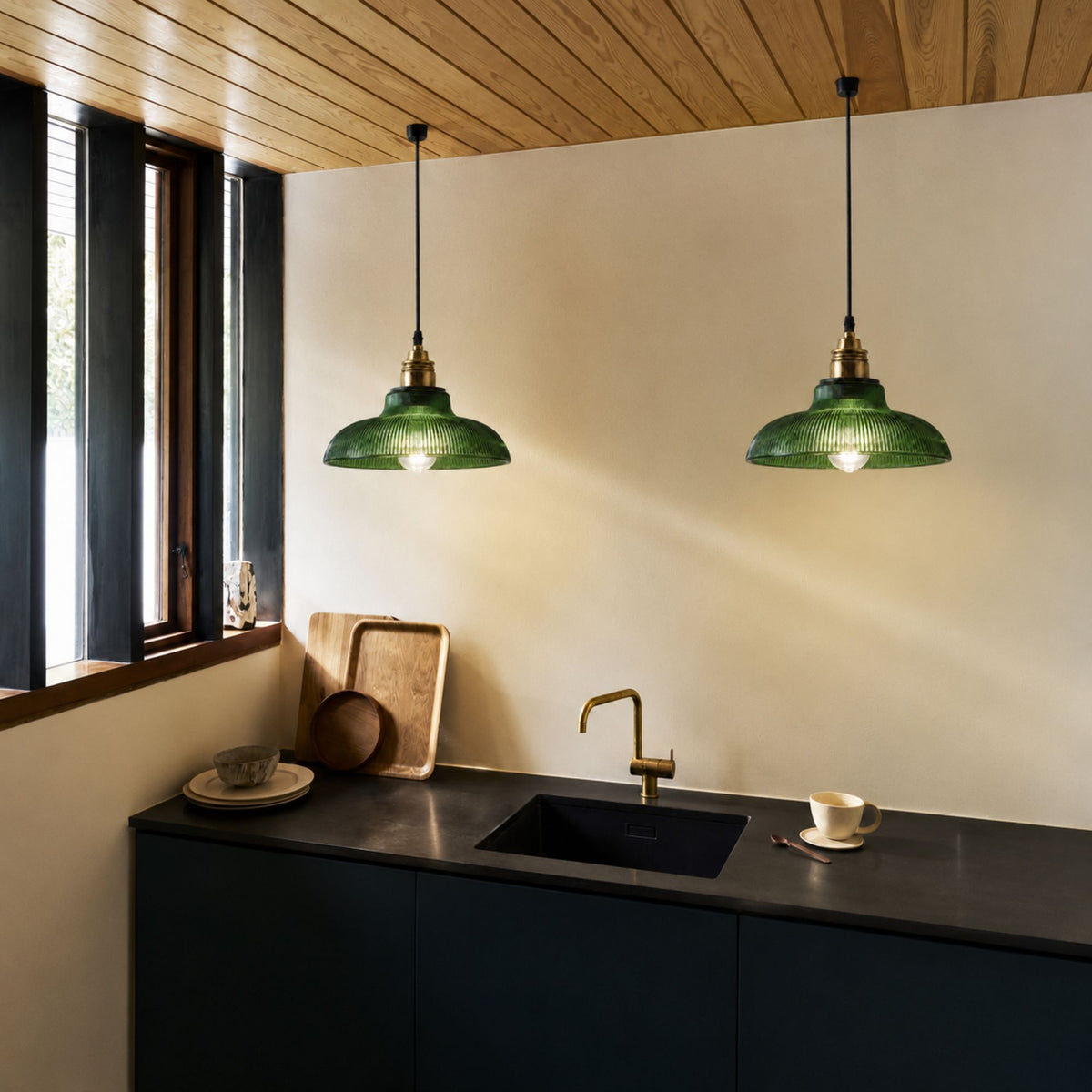 NordicAura | Vintage Elegant Glass Pendant Lighting Fixture