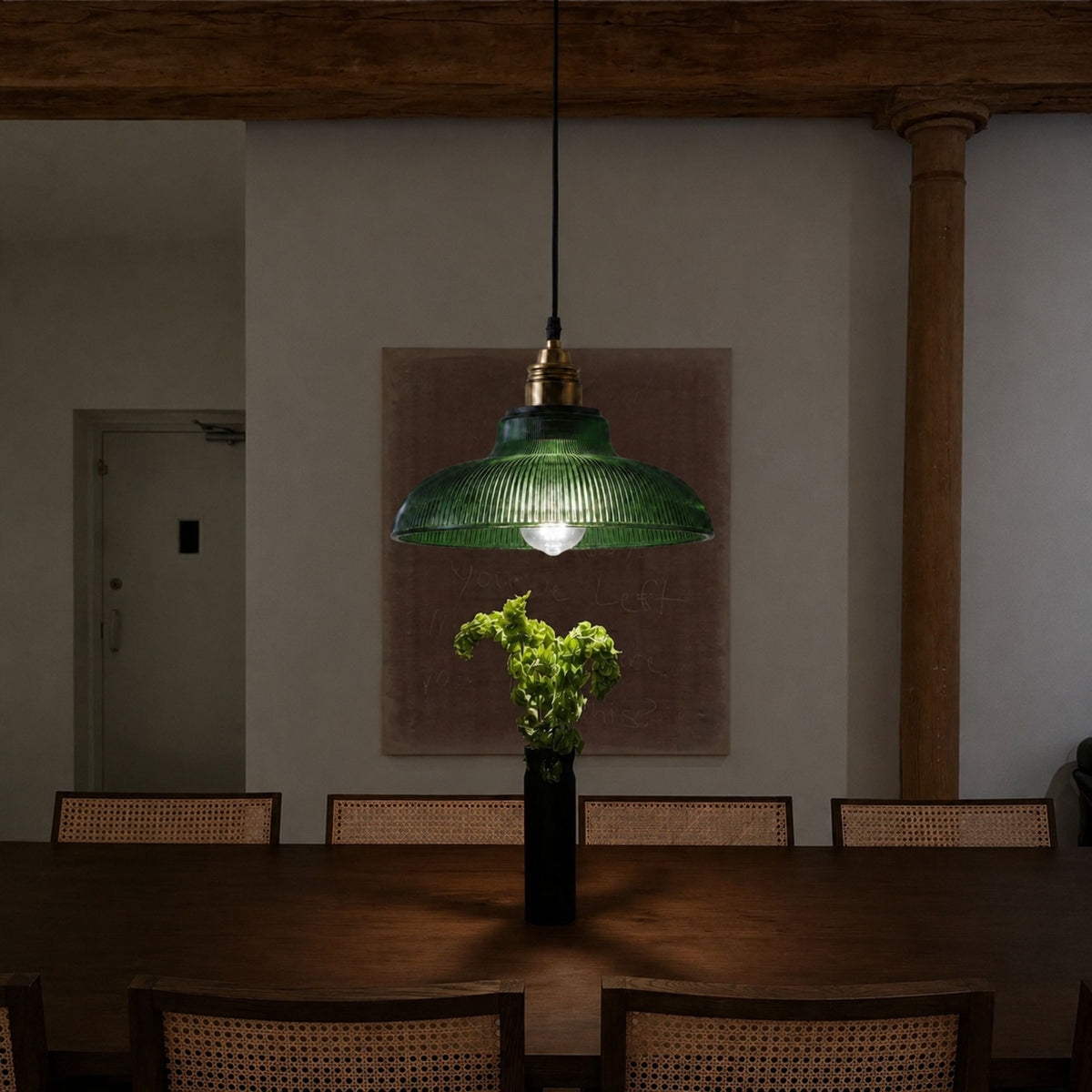 NordicAura | Vintage Elegant Glass Pendant Lighting Fixture