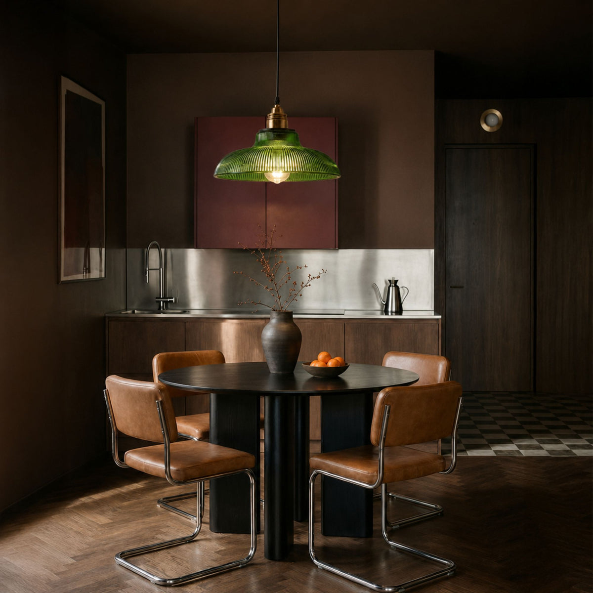 NordicAura | Vintage Elegant Glass Pendant Lighting Fixture