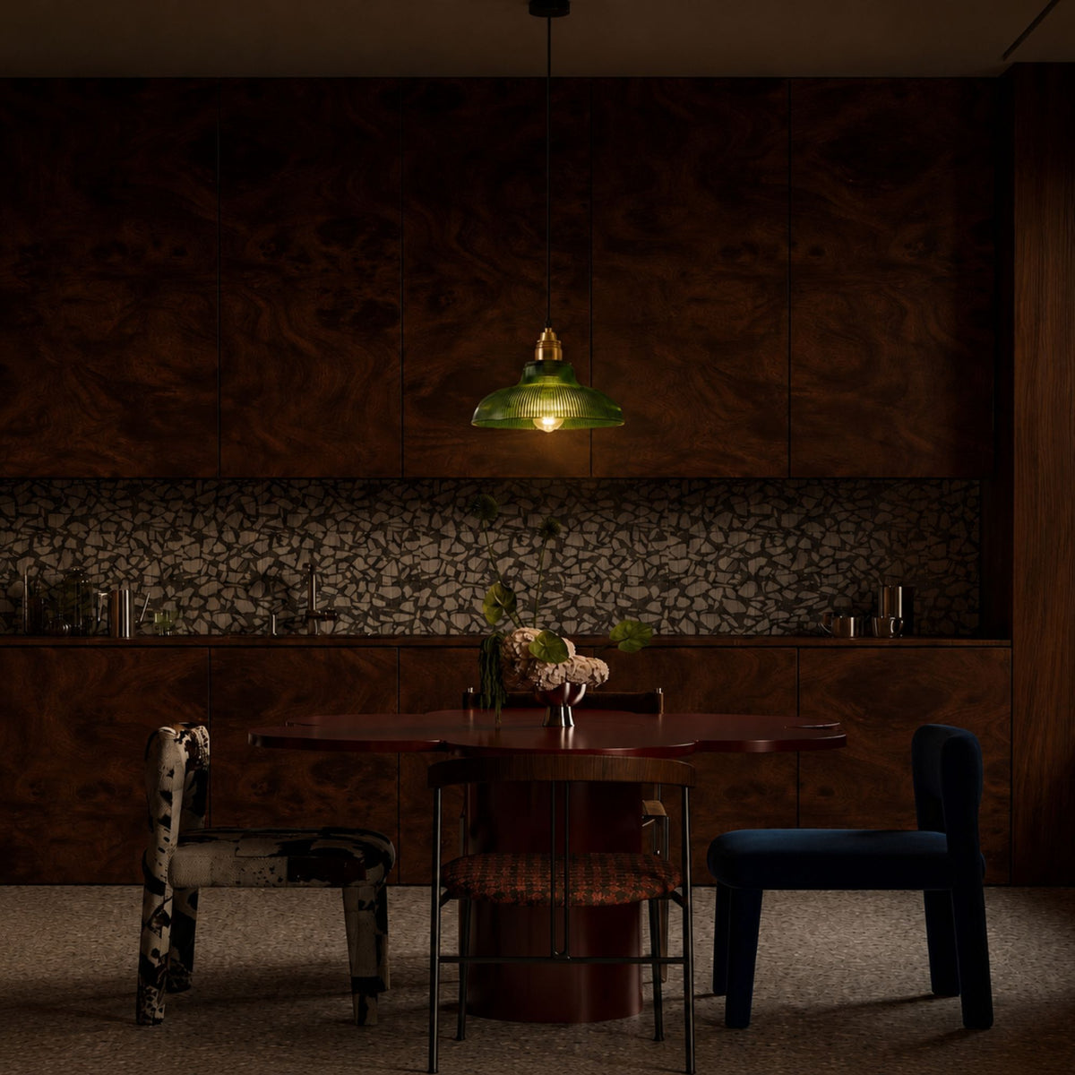 NordicAura | Vintage Elegant Glass Pendant Lighting Fixture