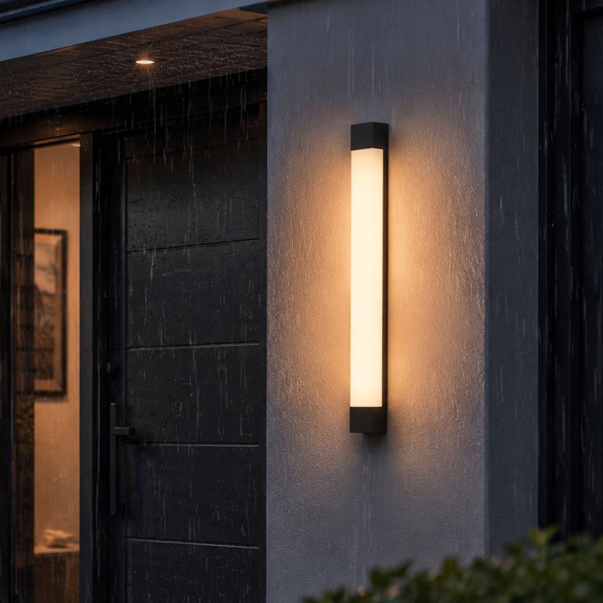 Luminara | Sleek Modern Metal Outdoor Wall Lamp for Versatile Spaces