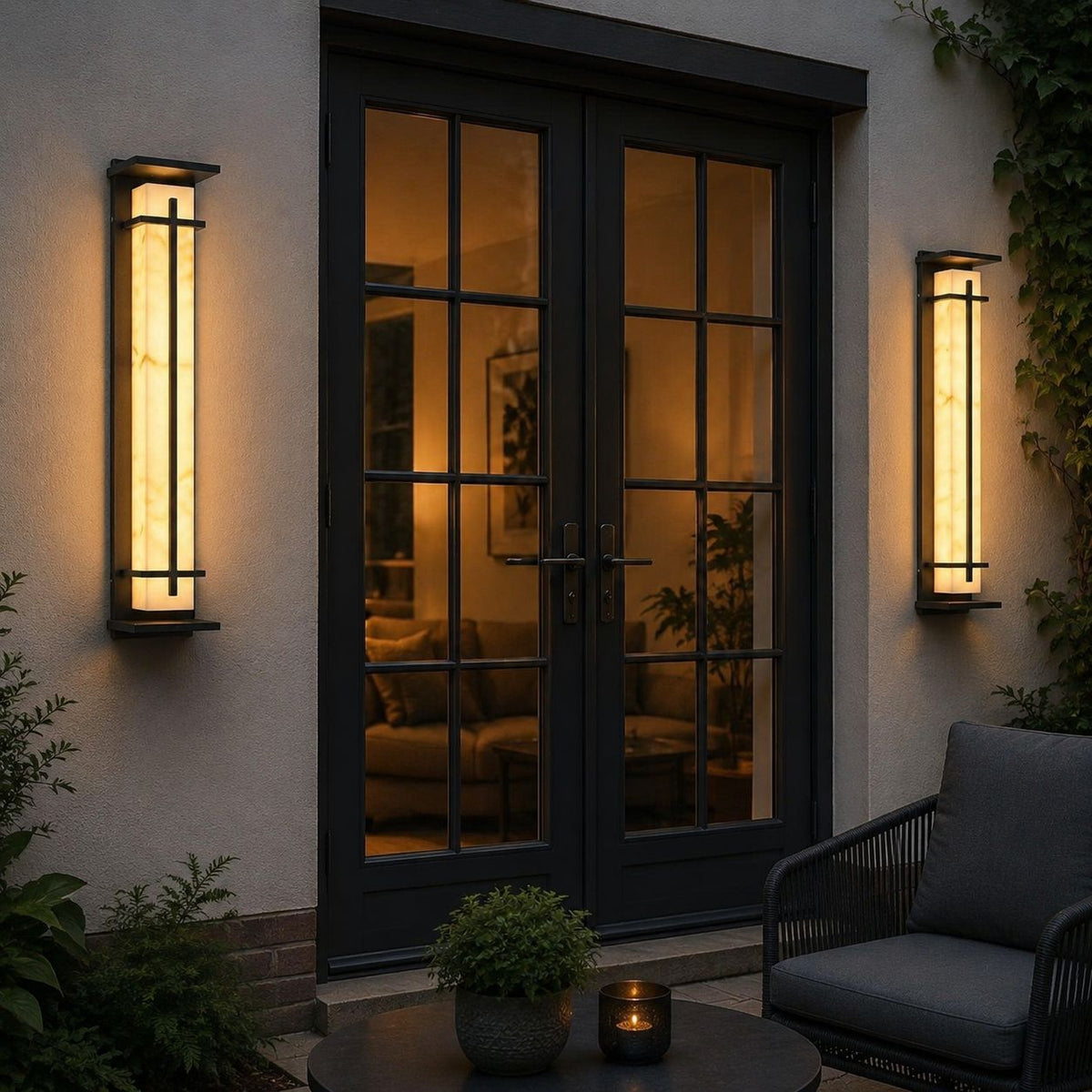 Luminara | Modern Waterproof Square Outdoor Wall Light Fixture