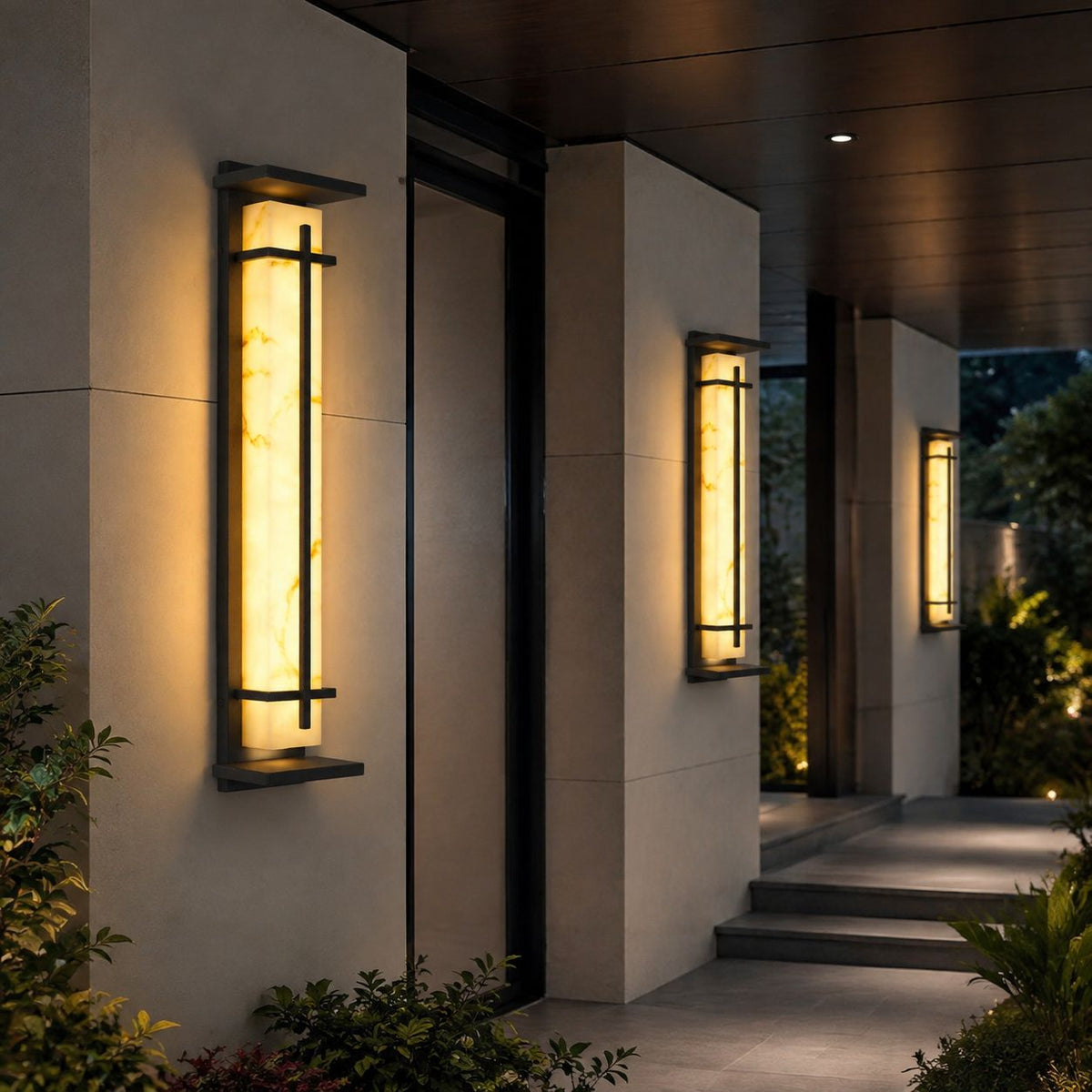 Luminara | Modern Waterproof Square Outdoor Wall Light Fixture