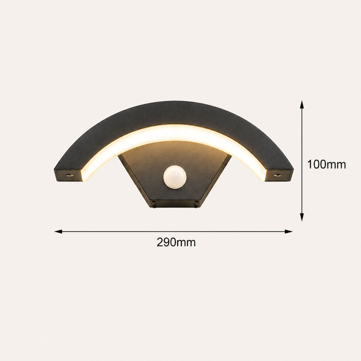 Luminara | Motion Sensor Outdoor Wall Light, Waterproof IP65 LED