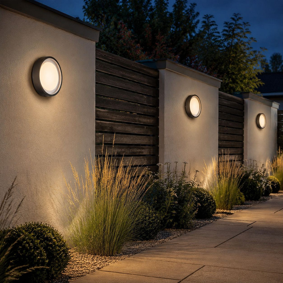 Lumosphere | Elegant Modern Metal Outdoor Wall Lamp