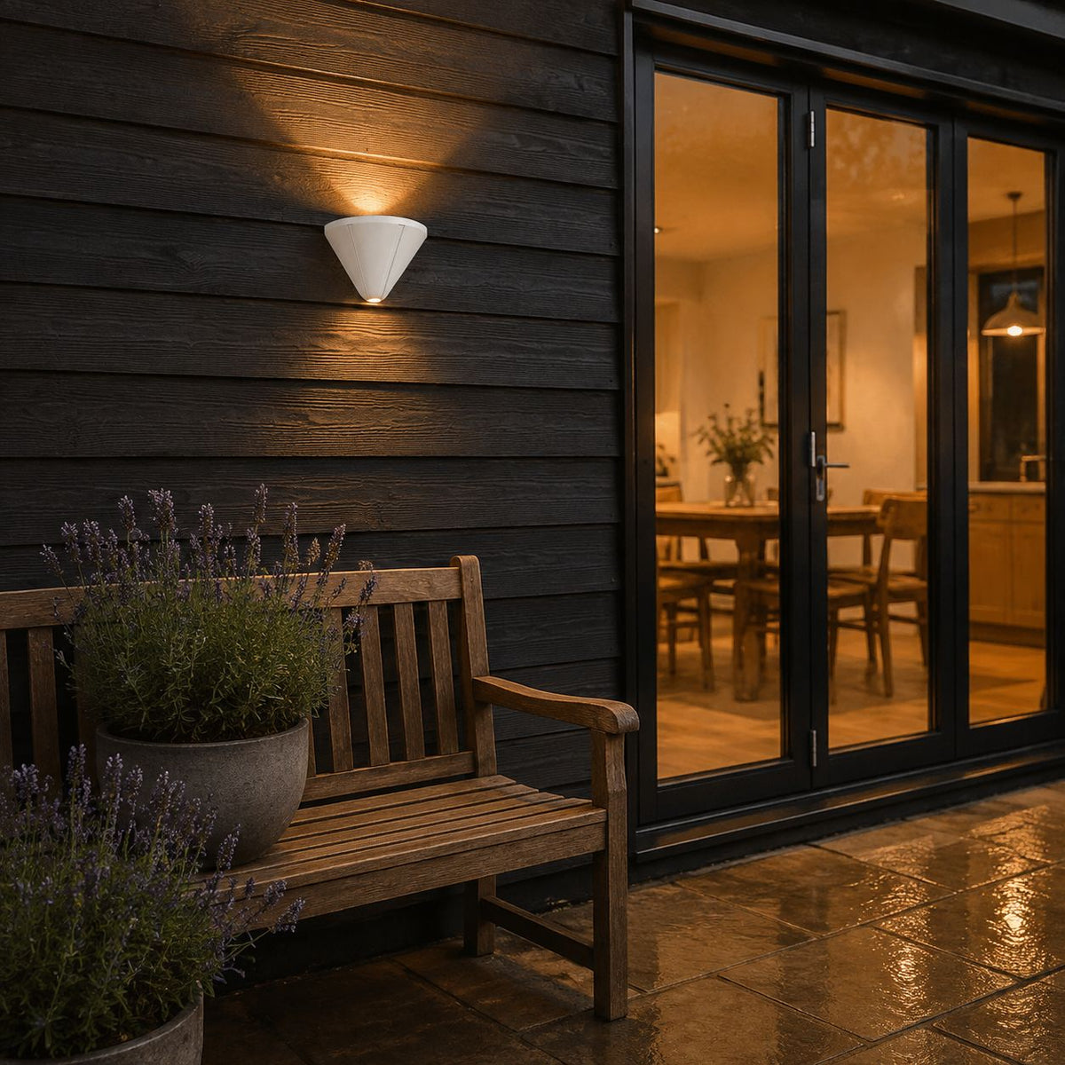 Luminara | Modern Stylish Metal Outdoor Wall Sconce for Elegant Illumination