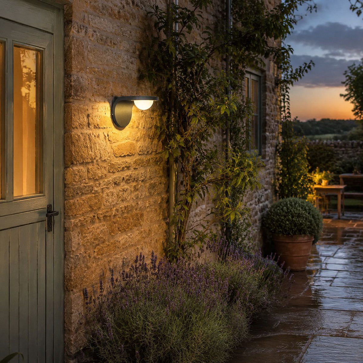 Luminara | Stylish Adjustable Solar Outdoor Wall Lantern for Garden Lighting