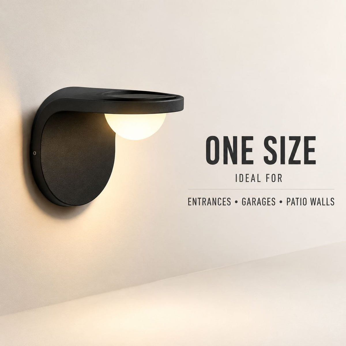 Luminara | Stylish Adjustable Solar Outdoor Wall Lantern for Garden Lighting