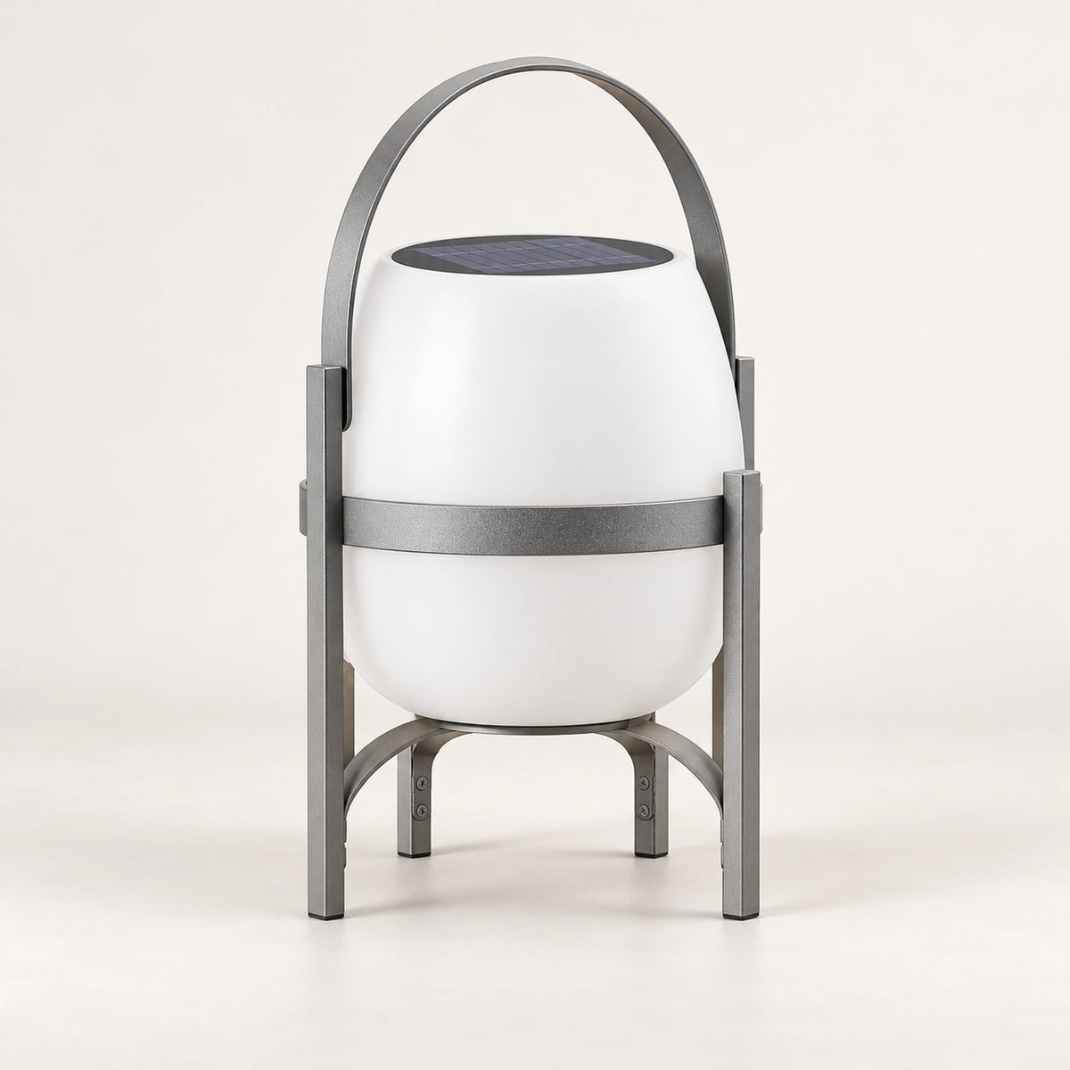 Ovella | Sculptural Rechargeable Outdoor Lantern with Solar Charging, Warm 3000K LED & IP65 Protection