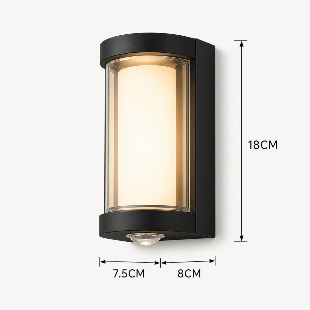 Luminara | Durable Weatherproof Outdoor Wall Lantern with Dual Illumination