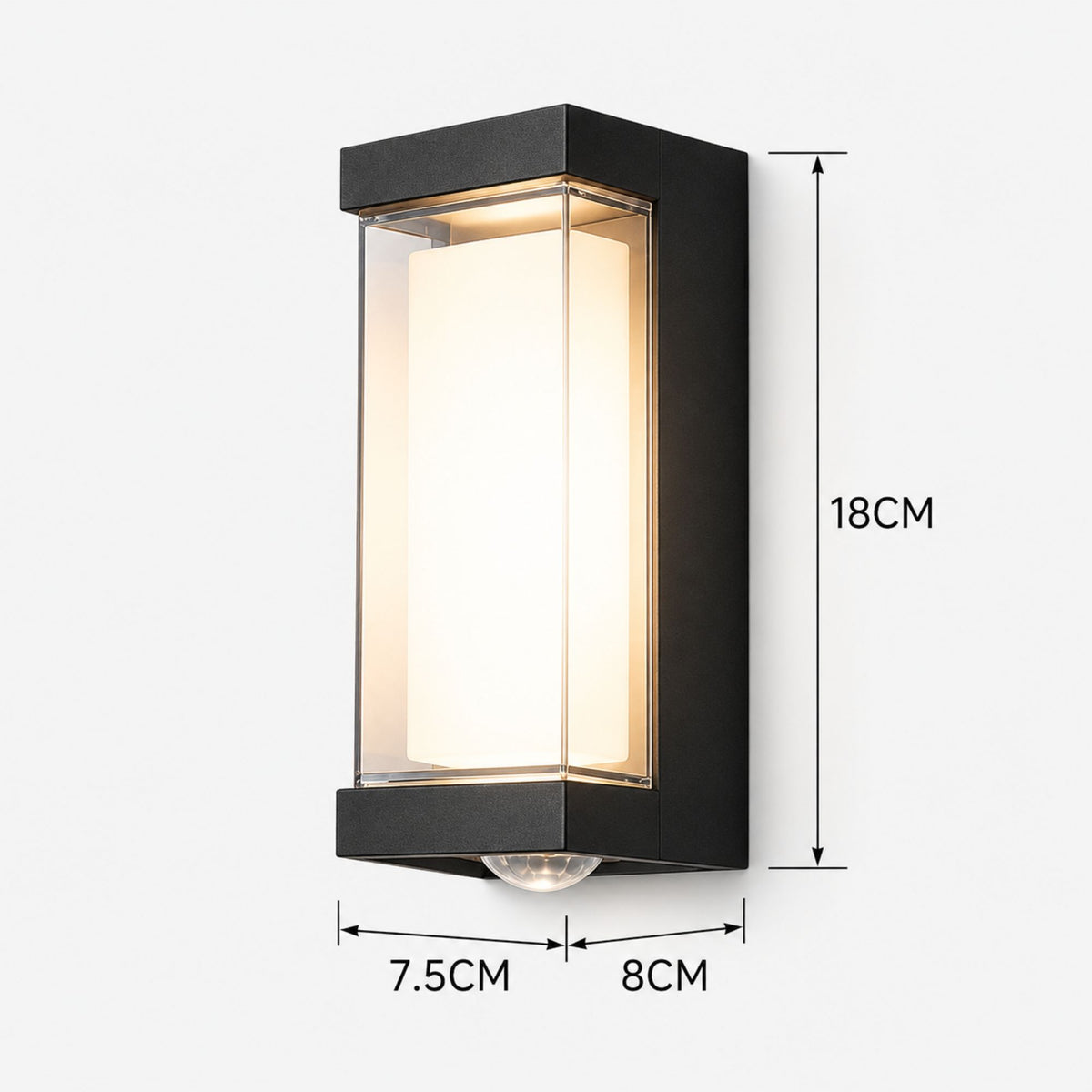 Luminara | Durable Weatherproof Outdoor Wall Lantern with Dual Illumination