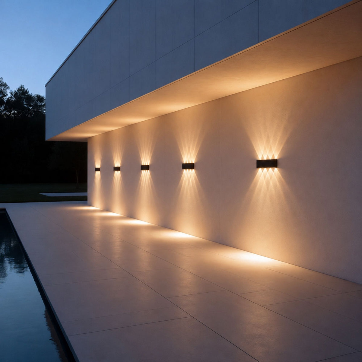 ElyraGlow | Elegant Waterproof Outdoor Wall Light Sconce Fixture