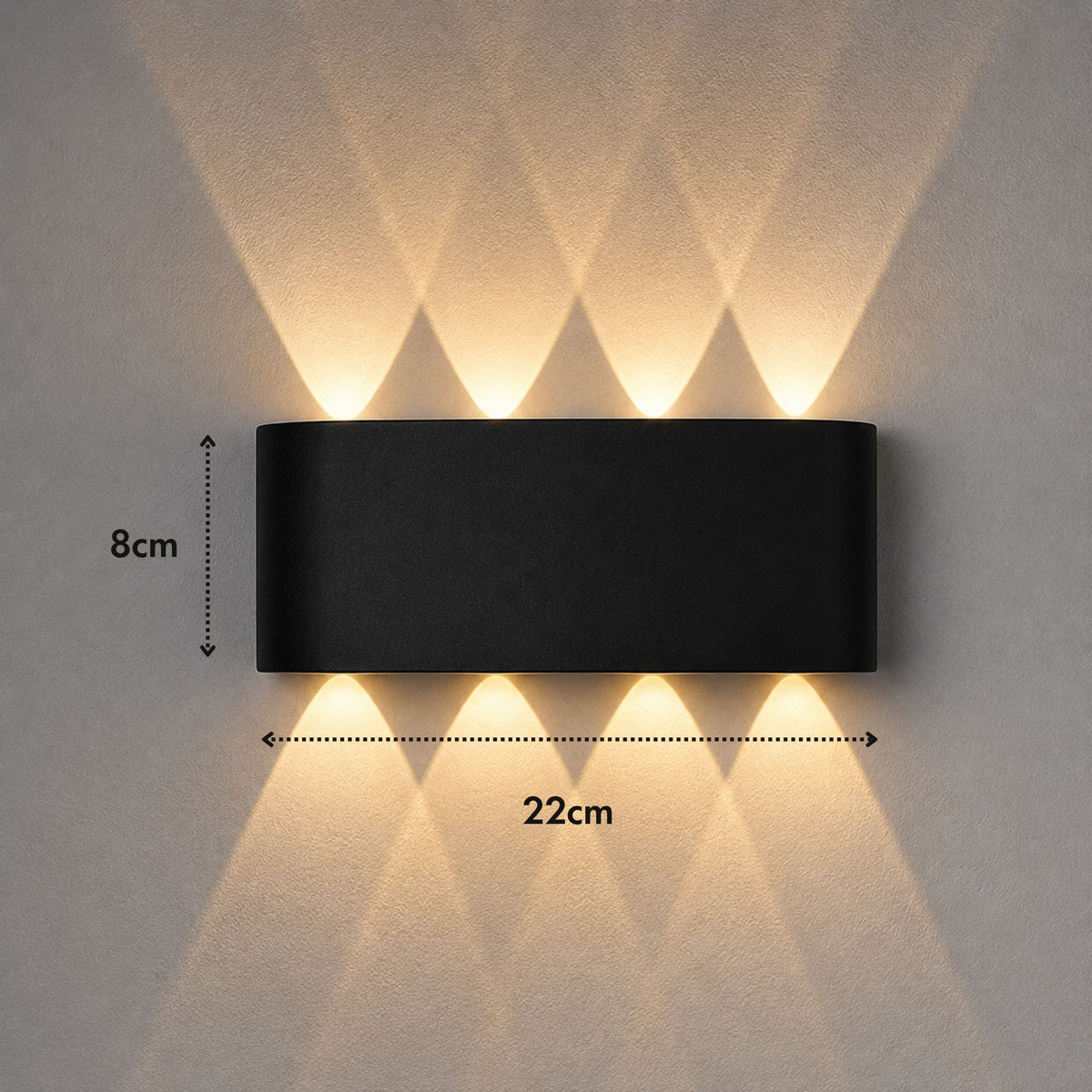 ElyraGlow | Elegant Waterproof Outdoor Wall Light Sconce Fixture
