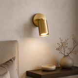 BrassAura | Modern Adjustable Rotatable Wall Sconce Spotlight Light