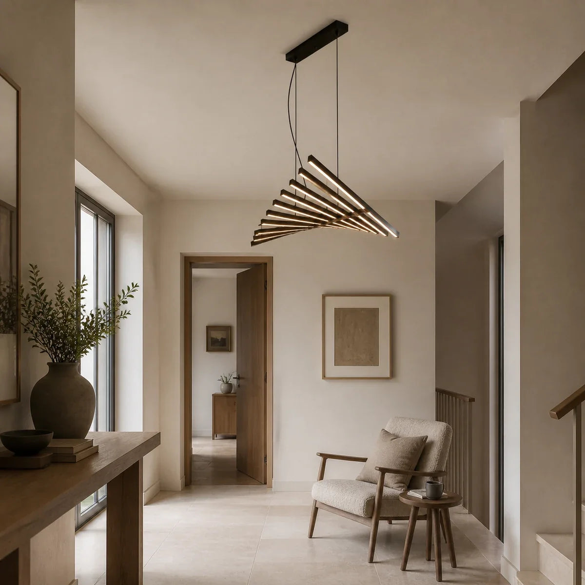 HelixLight | Elegant Dimmable LED Chandelier with Modern DNA Design