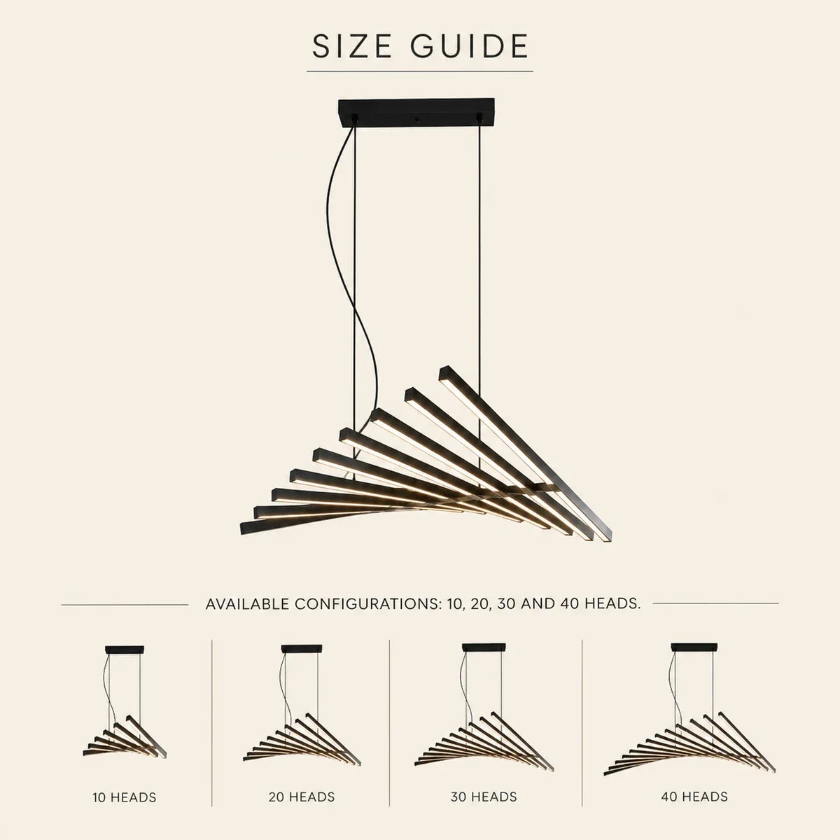 HelixLight | Elegant Dimmable LED Chandelier with Modern DNA Design