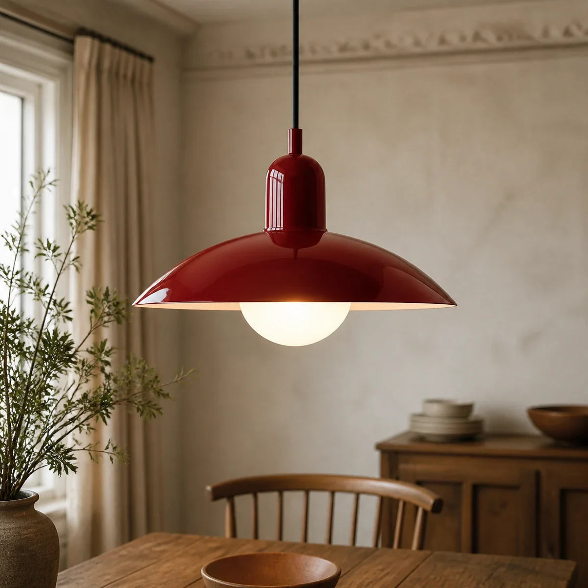 NordicAura | Elegant Adjustable Iron LED Pendant Light for Modern Spaces