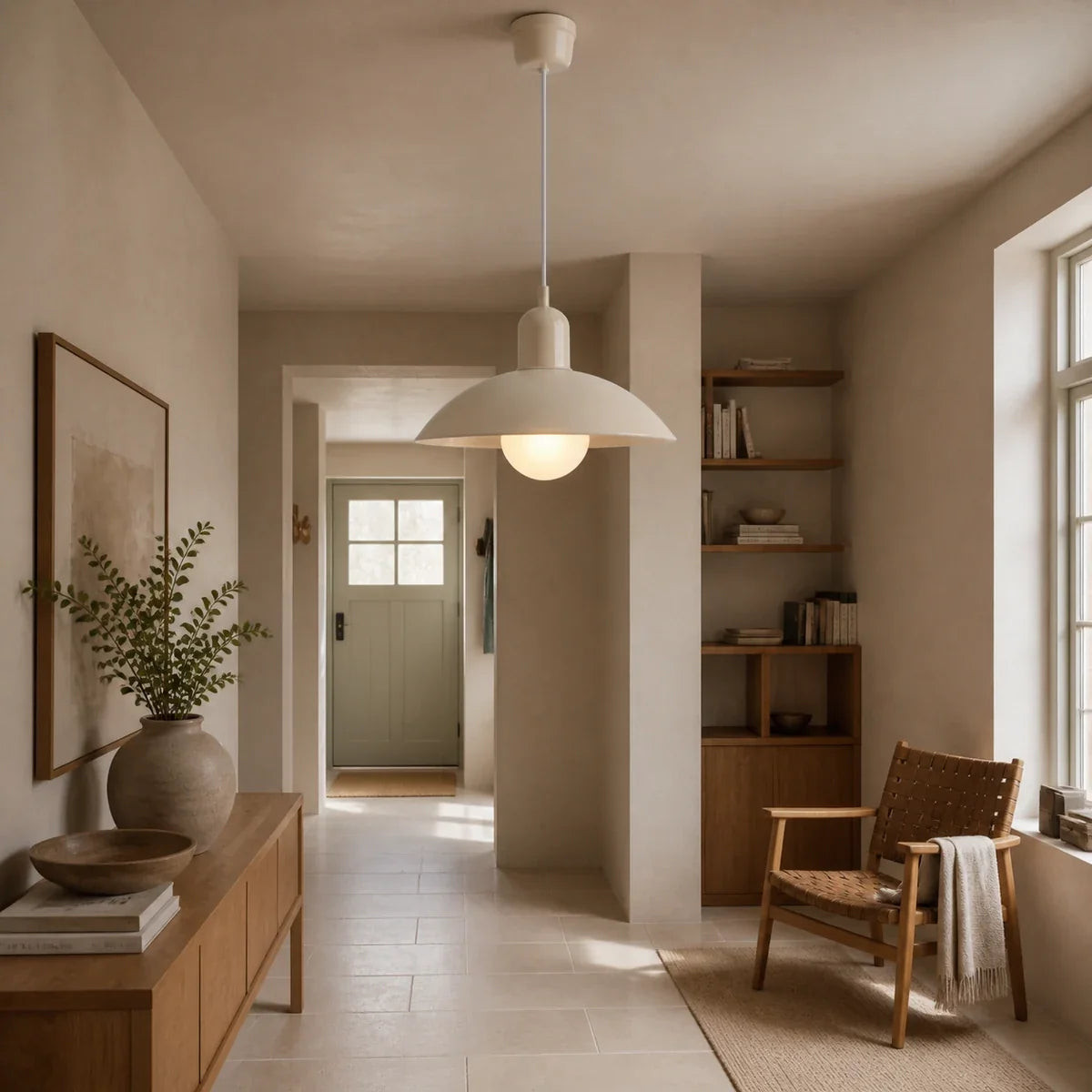 NordicAura | Elegant Adjustable Iron LED Pendant Light for Modern Spaces