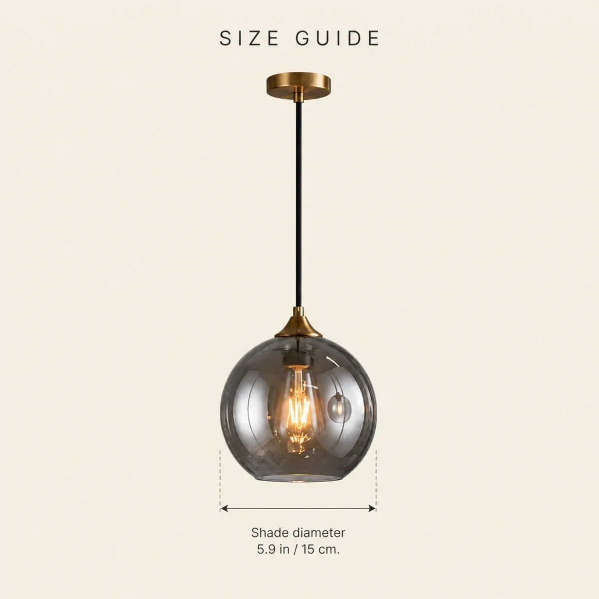 Luminara | Sleek Adjustable Modern Glass Pendant Lighting Fixture