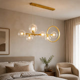 Macrocosm | Elegant Adjustable Glass Pendant Light for Kitchen Décor