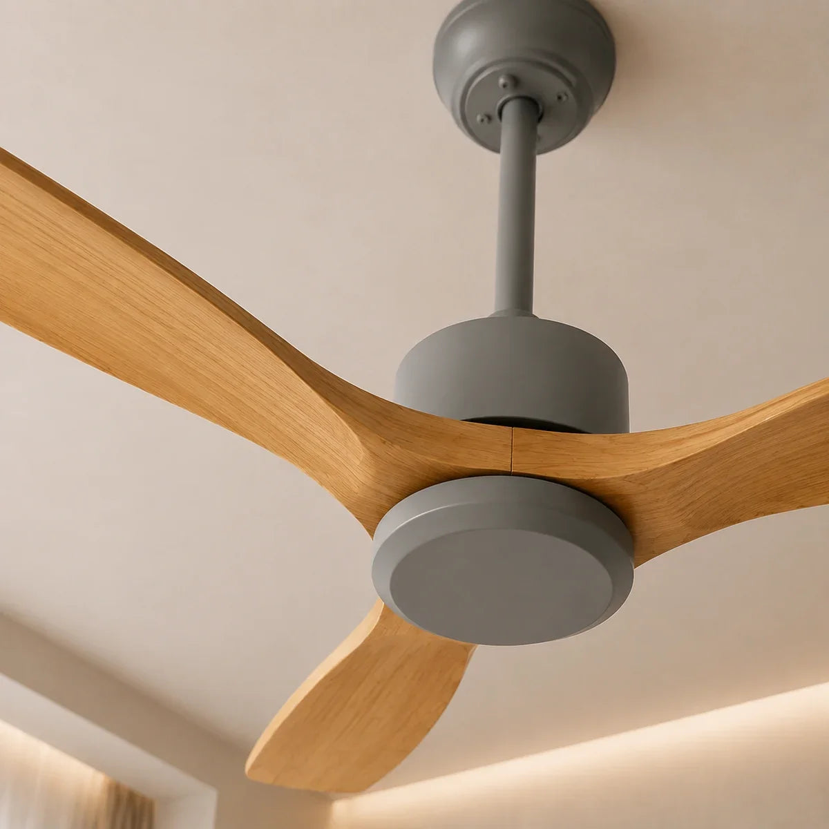 AetherBreeze | Stylish Energy Efficient 60-Inch Flush Mount Ceiling Fan