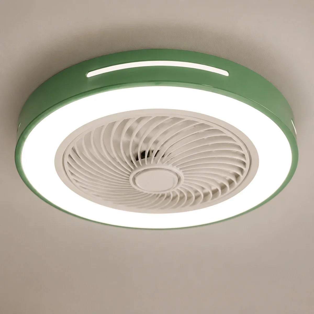 AeroLuxe | Modern Bladeless Ceiling Fan with LED Lighting and Remote Control