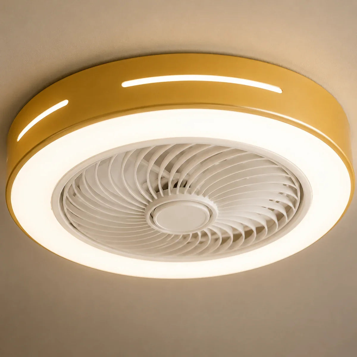 AeroLuxe | Modern Bladeless Ceiling Fan with LED Lighting and Remote Control