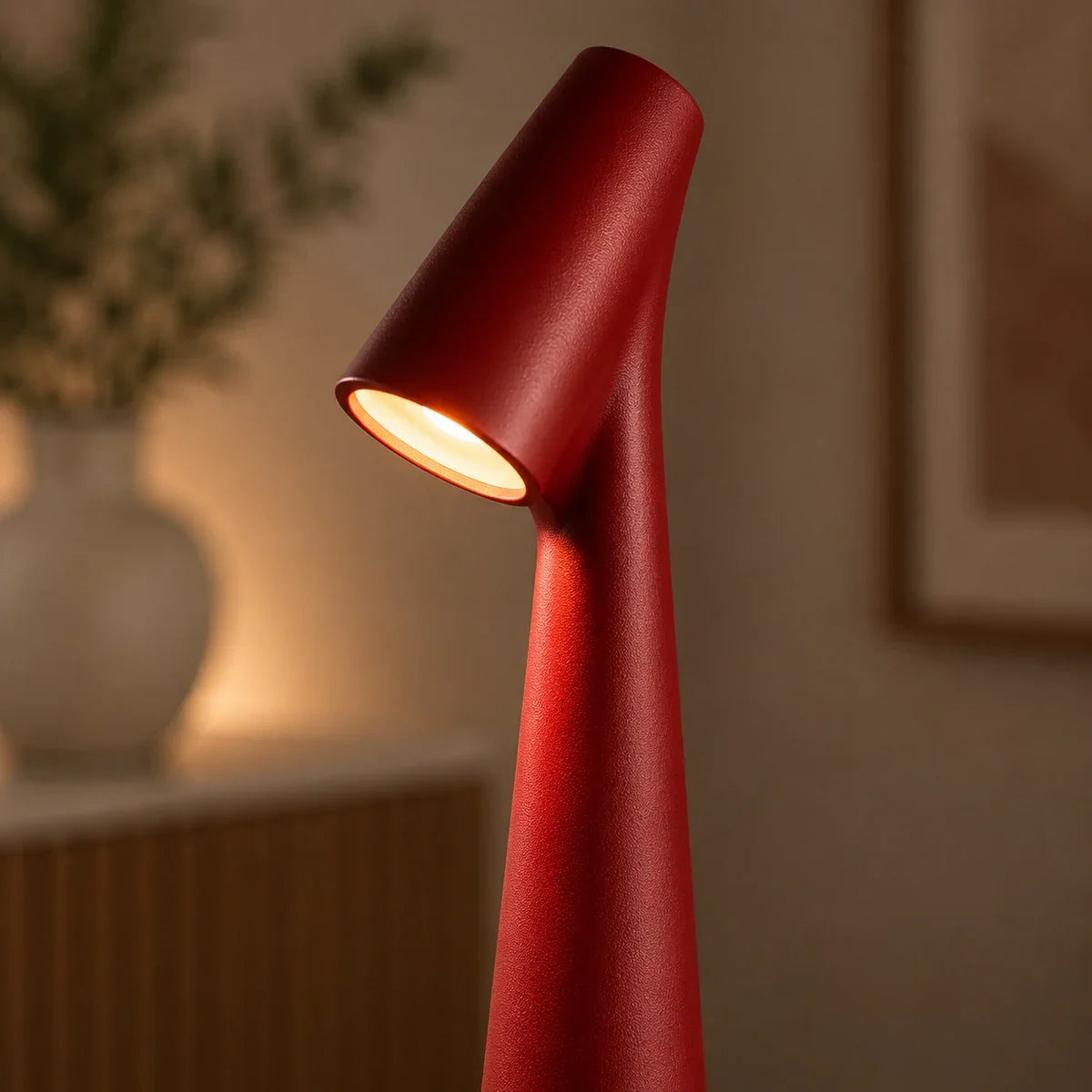 Luminara | Modern Adjustable Metal LED Table Lamp with Dimming Features