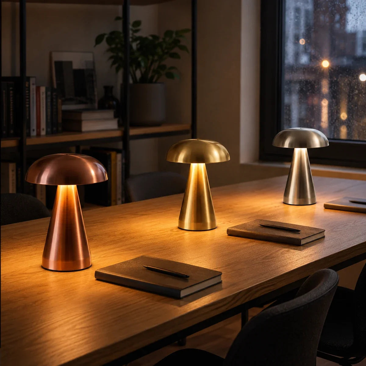 CelestialGlow | Stylish Adjustable Metal LED Desk Lamp for Modern Interiors