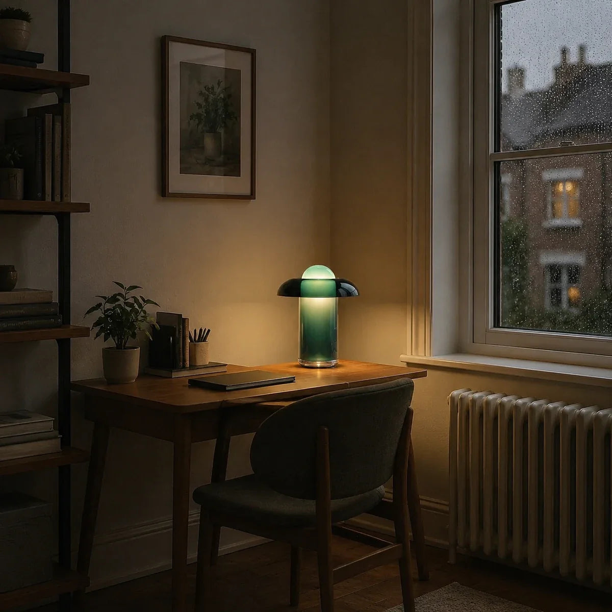 Luminara | Elegant Dimmable Clear Glass Table Lamp for Modern Interiors