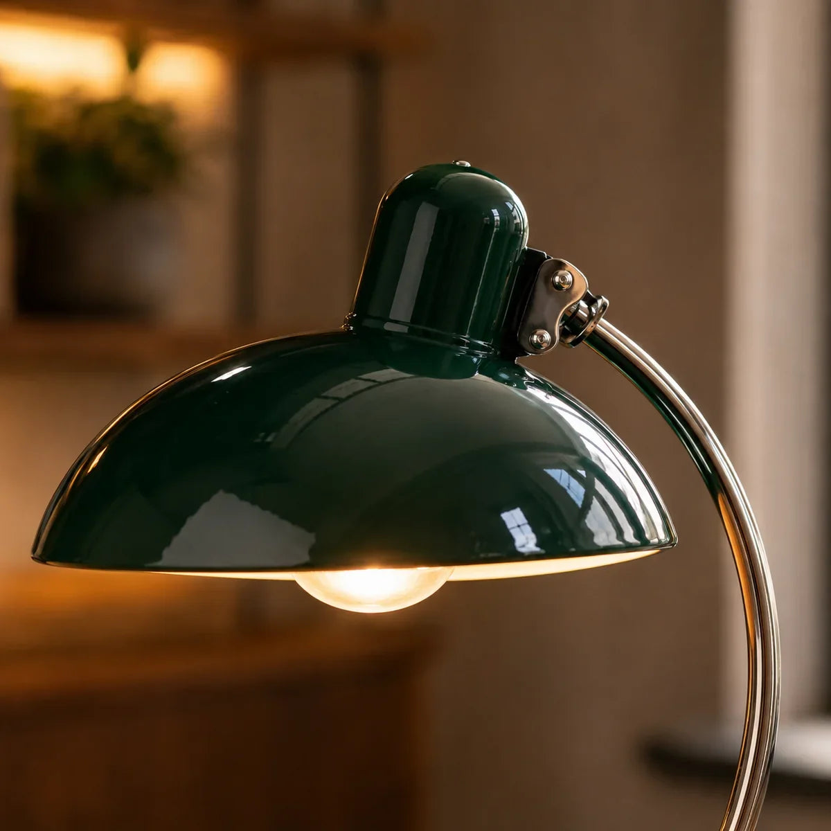 Lumenova | Stylish Adjustable Metal Desk Lamp with Dimmable E26 Bulb
